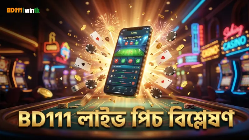 BD111 লাইভ পিচ রিপোর্ট বিশ্লেষণ করে সঠিক বেটিং কৌশল সরবরাহ করে