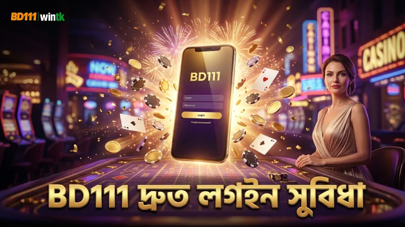 BD111 প্ল্যাটফর্মে দ্রুত লগইন ও বাজি প্রক্রিয়া প্রদর্শন