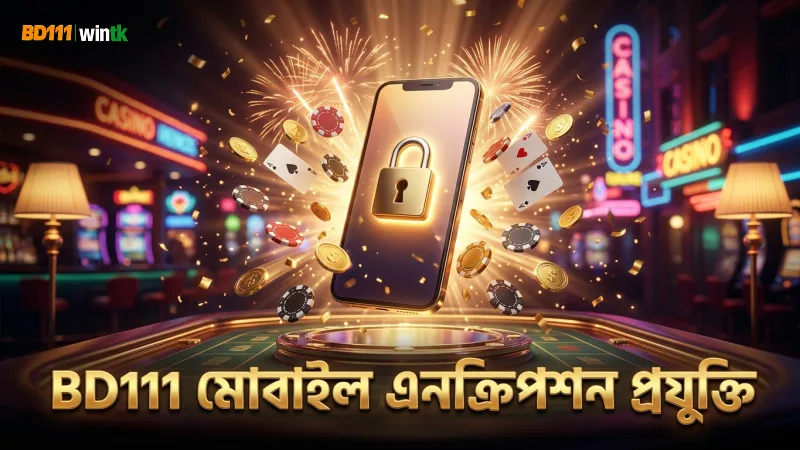 BD111 মোবাইল অ্যাপে শক্তিশালী এনক্রিপশন প্রযুক্তি ব্যবহার করা হয়
