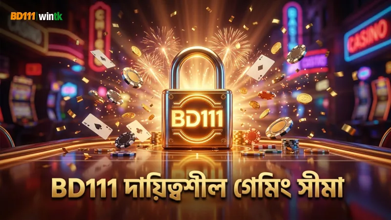 BD111 প্ল্যাটফর্মে দায়িত্বশীল গেমিং ব্যবস্থার আর্থিক সীমাবদ্ধতা।
