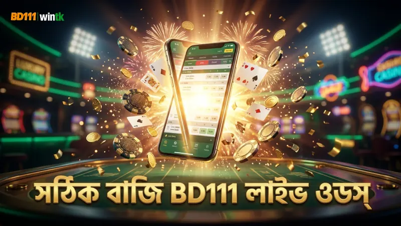BD111 লাইভ ওডস ট্র্যাক করে সঠিক বাজি ধরার সুবিধা দেয়